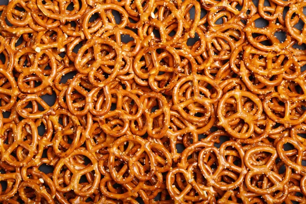 Salted Crunchy Pretzel Making Seamless Background — Stock Photo, Image