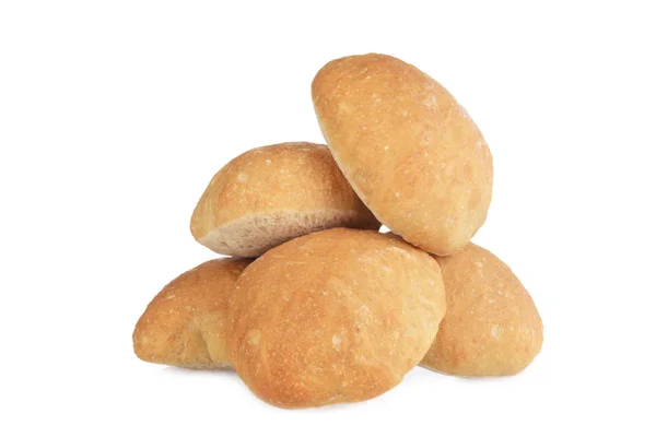 Pile Ciabatta Bread Rolls — 스톡 사진