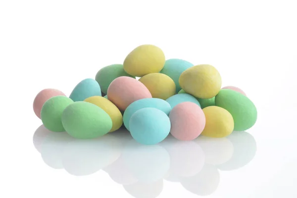 Pile Colorful Mini Easter Eggs — Stock Photo, Image