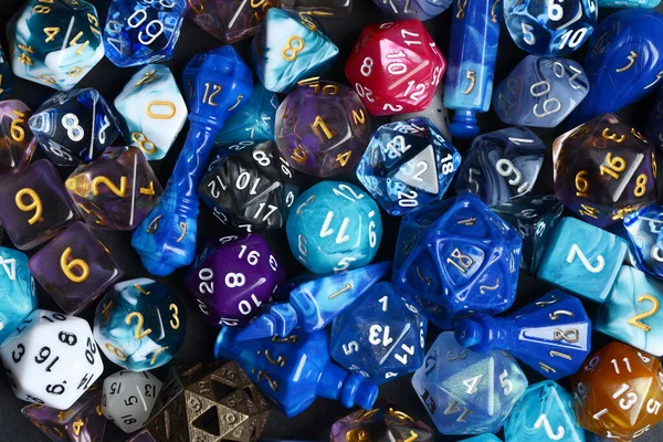Assorted Dice Background — Stock Photo, Image