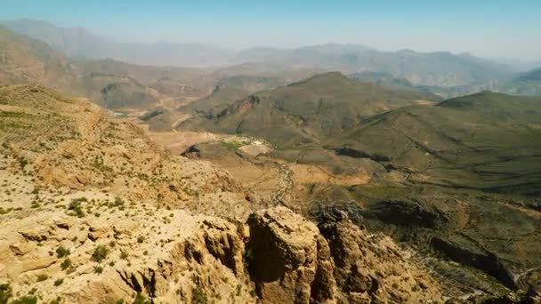 Al hajar Berge von oman — Stockvideo