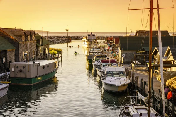 Fishtown docks in Leland — Stock Photo, Image