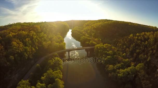 Kentucky nehir palisades — Stok video