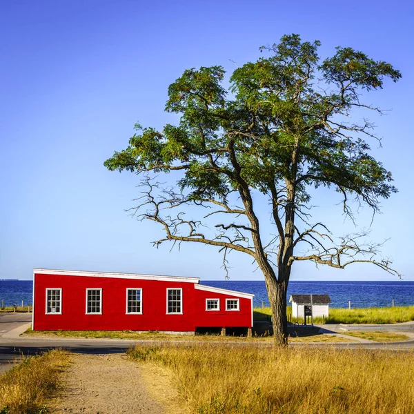 Frente al lago en Glen Arbor — Foto de Stock