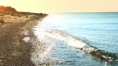 Superior gölünün Beach