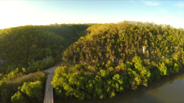 Rio Kentucky Palisades — Vídeo de Stock