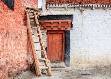 avlu Diskit Budist manastırda