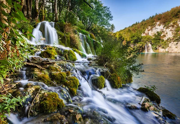 Parque Nacional de los Lagos de Plitvice — Foto de Stock