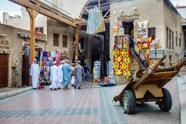 Дубайский текстильный базар — стоковое фото
