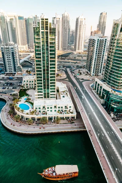 Вид на Дубай Marina i — стоковое фото