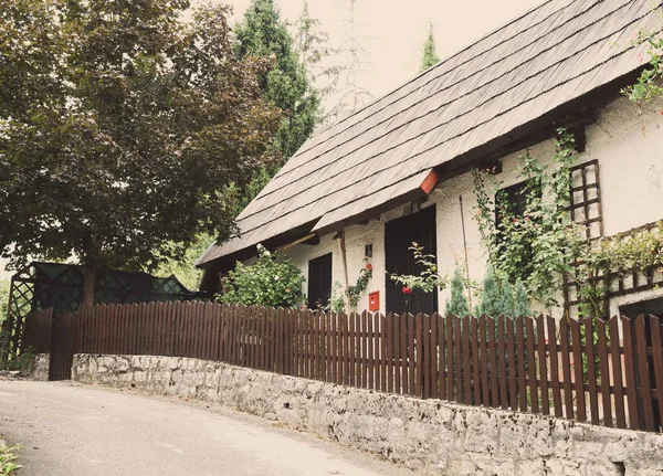 Chorvatská vesnice — Stock fotografie