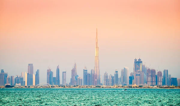 Dubai skyline centro — Fotografia de Stock