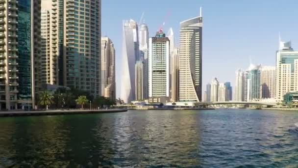 Dubai Marina Hermosa Vista — Vídeo de stock