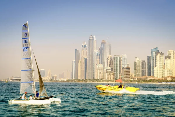 Дубаї Оае Березня 2017 Спортивні Заходи Поблизу Dubai Marina Марина — стокове фото