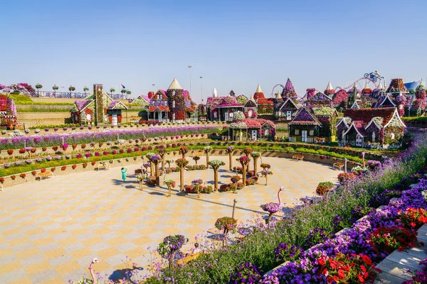 Dubai Emiratos Árabes Unidos Diciembre 2016 Miracle Garden Una Las — Foto de Stock