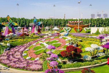 Dubai, Birleşik Arap Emirlikleri, 12 Aralık 2016: Mucize Bahçe, Dubai, Birleşik Arap Emirlikleri başlıca turistik biridir