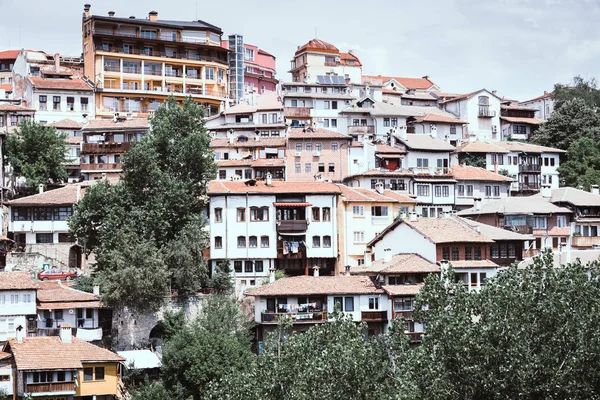 Zona Residencial Ciudad Veliko Tarnovo Bulgaria — Foto de Stock