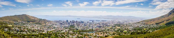 Panoramatický Výhled Město Kapské Město Pobřeží Atlantiku — Stock fotografie