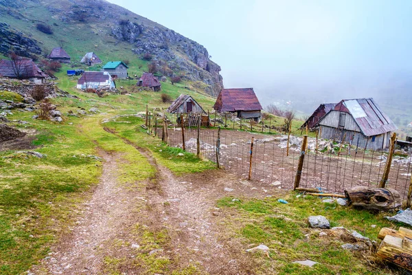 Antico Villaggio Sulle Montagne Della Bosnia Erzegovina — Foto Stock