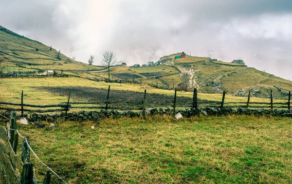 Vieux Village Dans Les Montagnes Bosnie Herzégovine — Photo