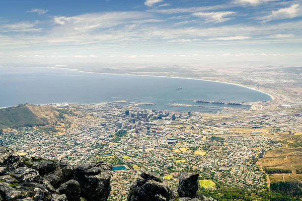 Stad Van Kaapstad Atlantische Kust Van Tafelberg — Stockfoto