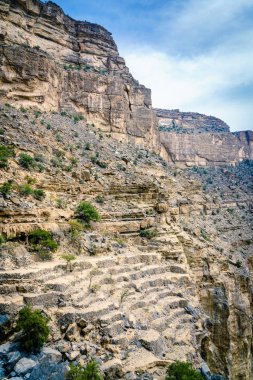 Wadi Ghul 'daki teras alanları