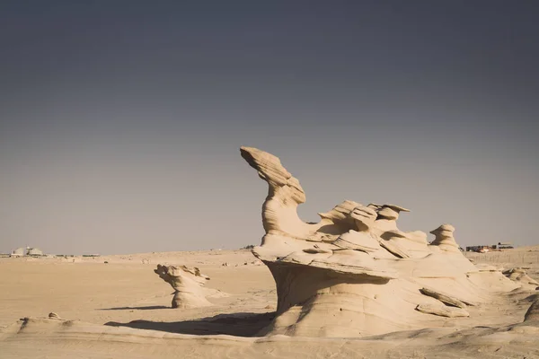 Песчаники Пустыни Абу Даби Объединенных Арабских Эмиратах — стоковое фото