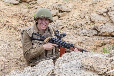 Afganistan'daki Sovyet paraşütçü