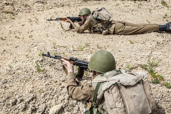 Soviet Spetsnaz in Afghanistan — Stock Photo, Image