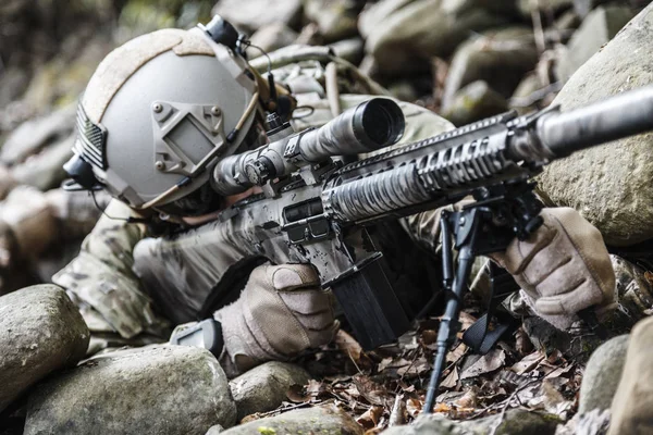 Hadsereg ranger mesterlövész — Stock Fotó