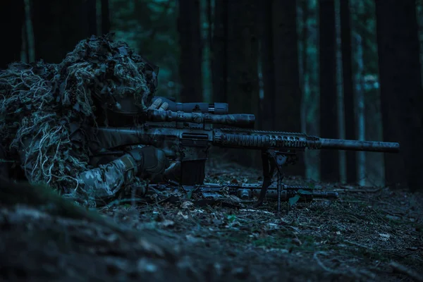 Exército rangers sniper pair — Fotografia de Stock