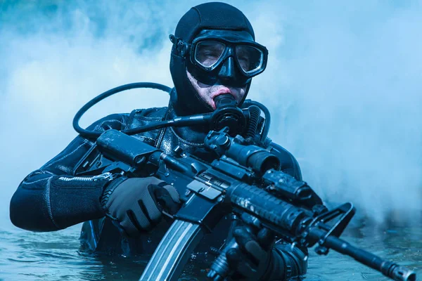 Navy SEAL frogman — Stock Photo, Image