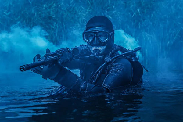 Navy Seal frogman — Stockfoto