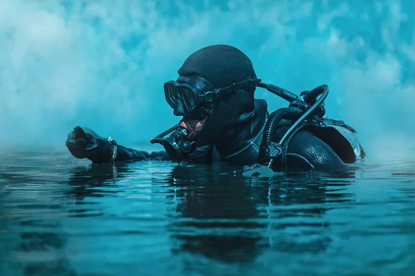 Navy Seal frogman — Zdjęcie stockowe