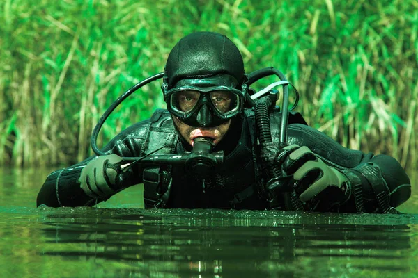 Navy Seal žabího muže — Stock fotografie