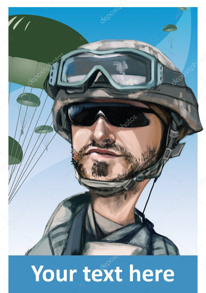 United States paratrooper
