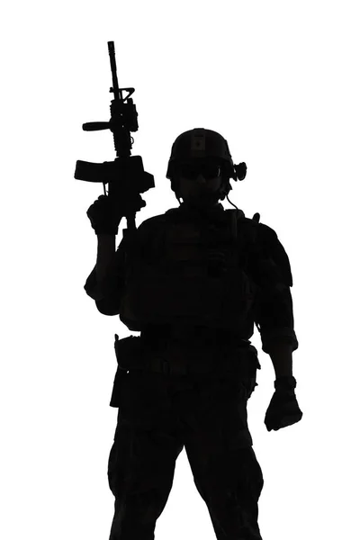 Marine Special Operator silhouette — Stock Photo, Image