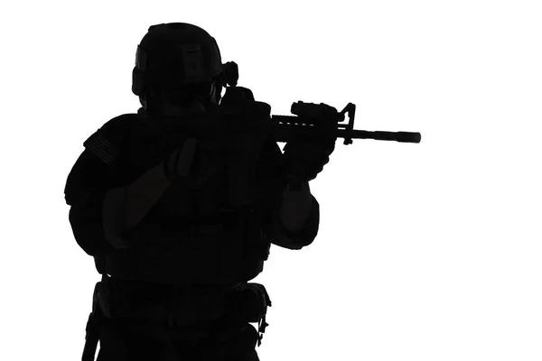 Marine Special Operator silhouette — Stock Photo, Image
