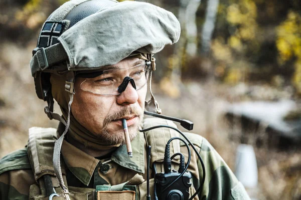 Norska krigsmakten soldat — Stockfoto