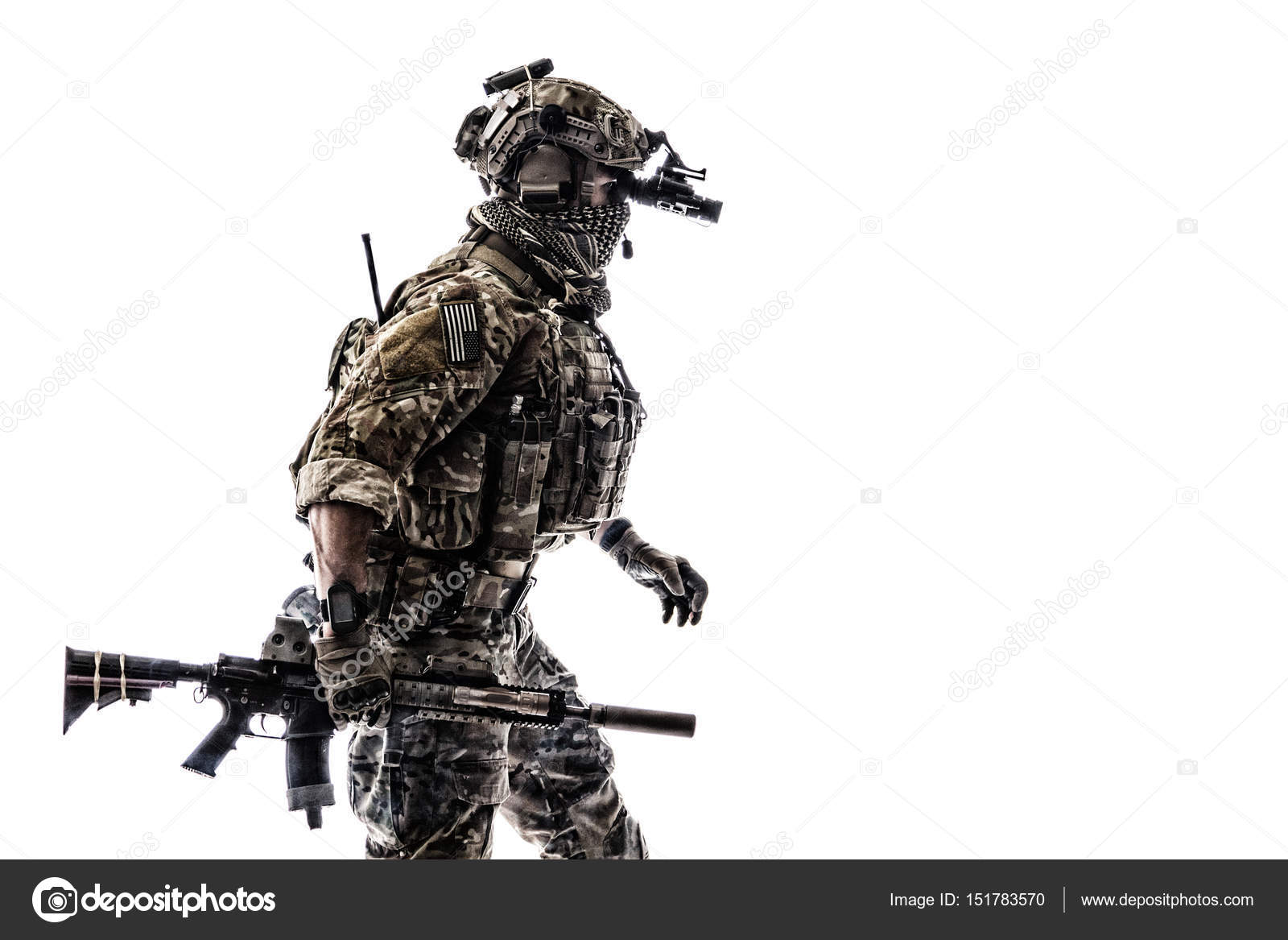 Army Ranger in field Uniforms Stock Photo by ©zabelin 151783570