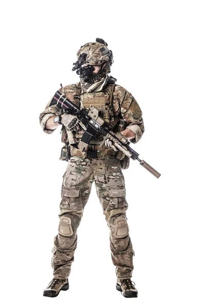Армейский рейнджер в форме — стоковое фото