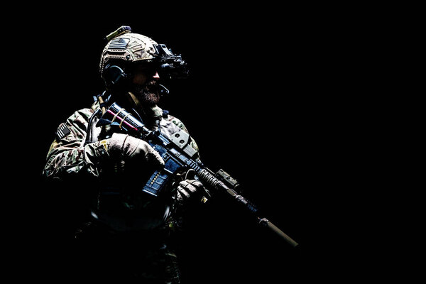 Army Ranger in field Uniforms