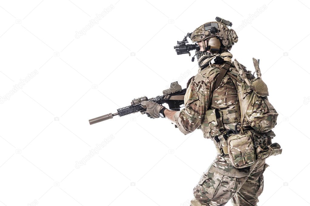 Army Ranger in field Uniforms