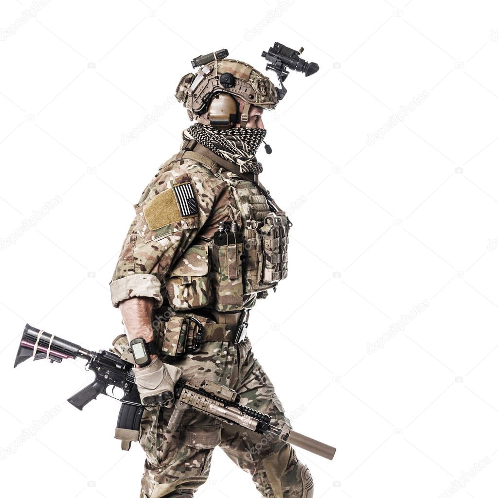 Army Ranger in field Uniforms