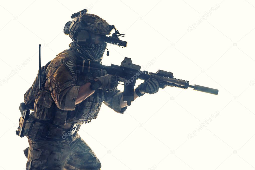 Army Ranger in field Uniforms