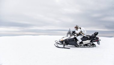 Kış kutup dağlar Harp