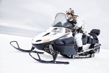 Kış kutup dağlar Harp