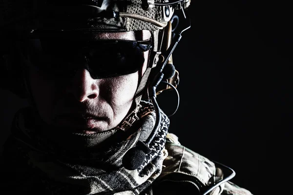 Exército dos EUA Ranger close-up — Fotografia de Stock