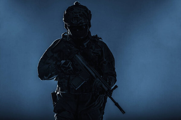 Армейский солдат сил специального назначения

