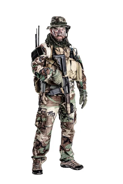 Jungle warfare enhet — Stockfoto